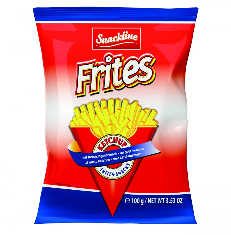 Frites-Snacks mit Ketchupgeschmack - 100 g