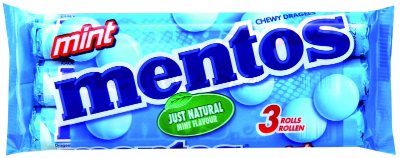 Mentos Mint 3-er Pack