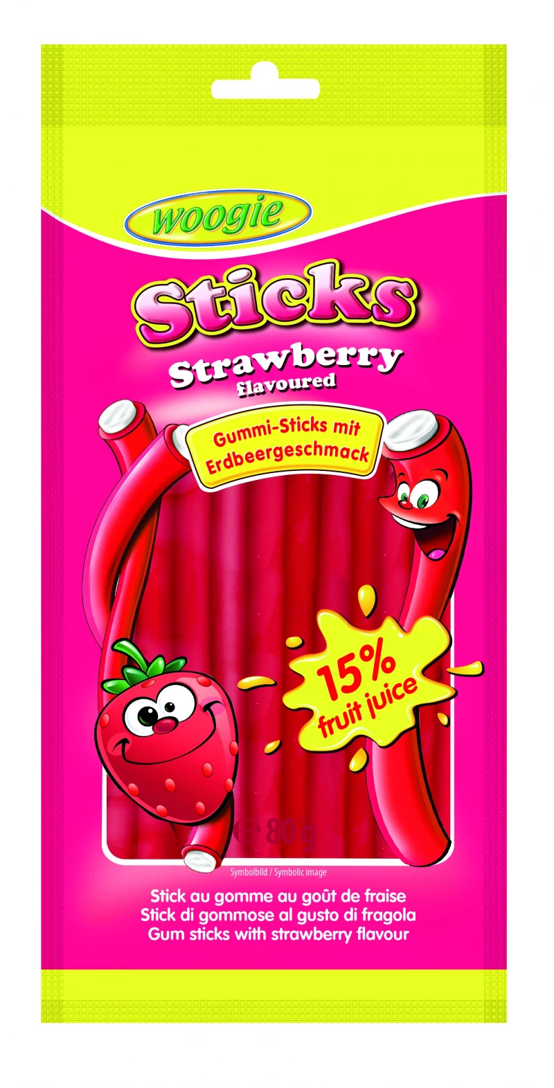 Strawberry Sticks mit Füllung