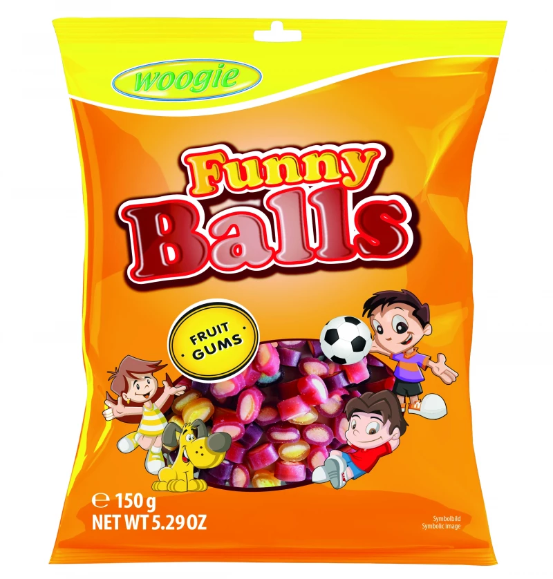 Funny Balls Fruchtgummi-Konfekt