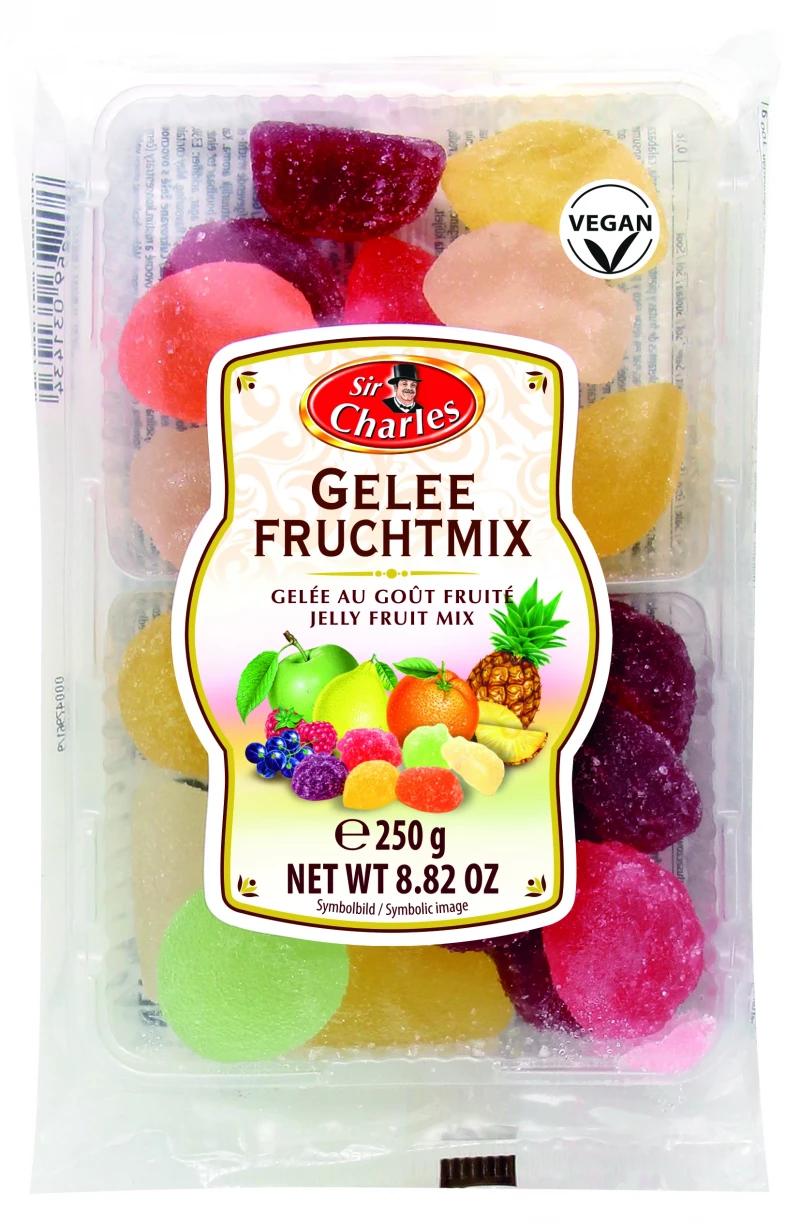 Gezuckertes Gelee mit Fruchtgeschmack - Vegan