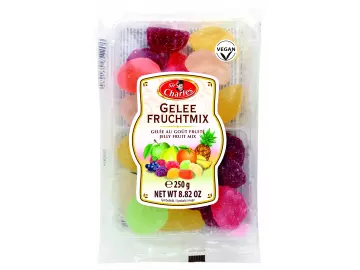 Gezuckertes Gelee mit Fruchtgeschmack - Vegan