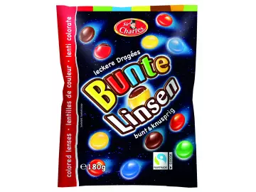 Bunte Schokoladenlinsen - Fairtrade