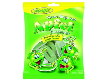 Saure Apfelringe - 250 g