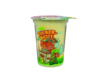 Zuckerwatte in verschiedenen Geschmacksrichtungen - 24 Becher