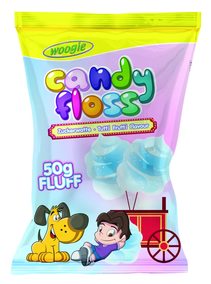 Zuckerwatte Tutti Frutti - 12 x 50g