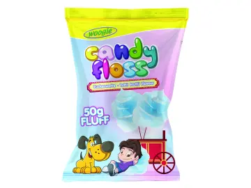 Zuckerwatte Tutti Frutti - 12 x 50g