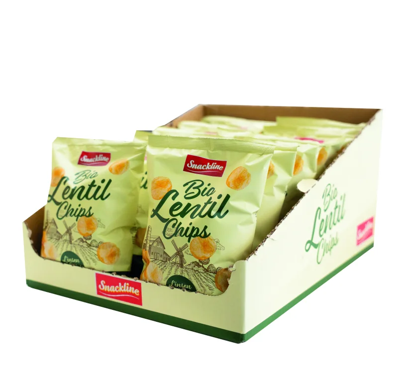 Linsenchips Zwiebel - Bio