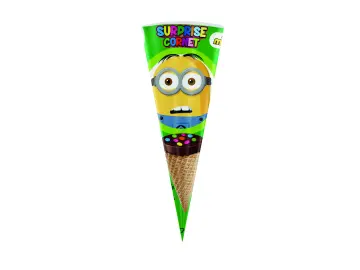 Minions Waffelhörnchen - mit Überraschung