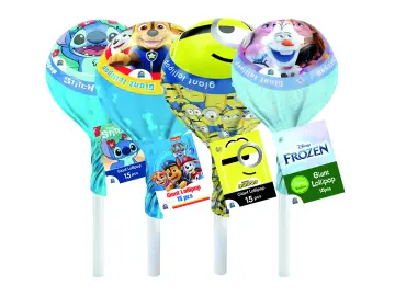 Giant Lollipop mit Filmmotiven