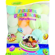 Fliegende Untertassen mit Brausefüllung