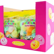 Fliegende Untertassen mit Brausefüllung